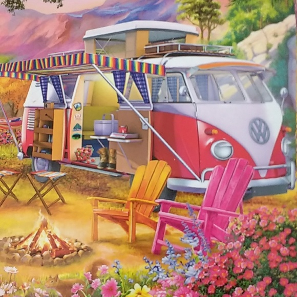Camper's Paradise 1000pc Puzzle - Picture 2 of 5